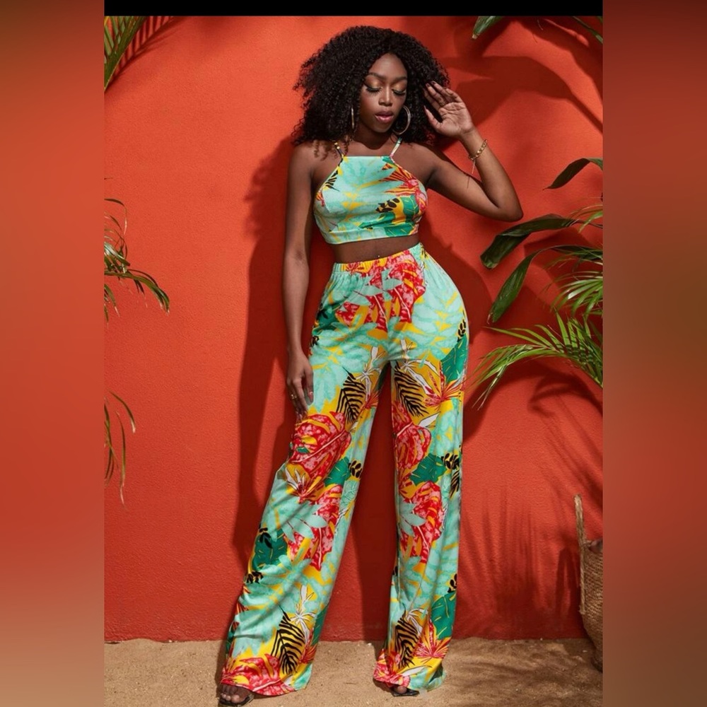 SHEIN Tropical 2 Piece Set